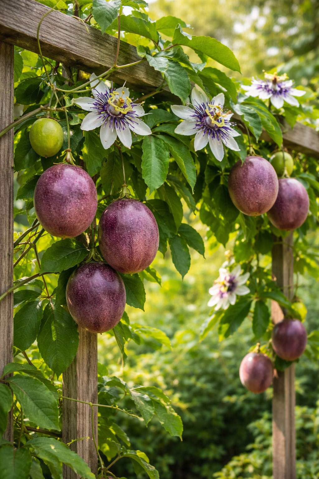 Passionfruit harvest representing community participation